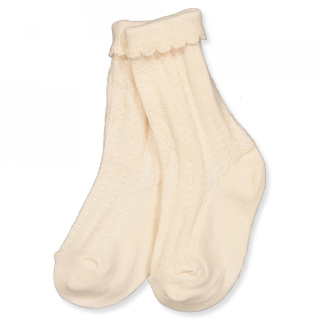 MP Denmark Sokken Pointelle wit 10-57060-72