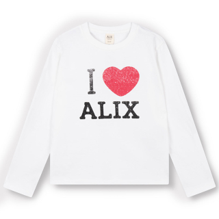 Alix Mini Longsleeve I Love Alix Creme