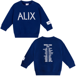 Alix Mini baby knitted on tour sweater royal blue
