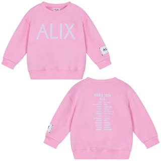 Alix Mini baby knitted on tour sweater pink