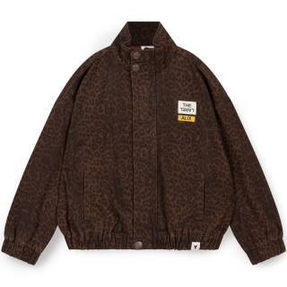 Alix Mini Jas Panterprint Bruin