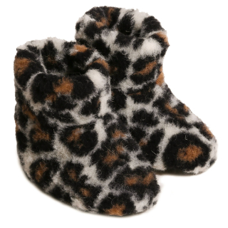 Alwero Sloffen Beige/Bruin Leopard