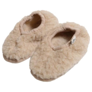 Alwero Sloffen Ballerina met anti-slip Beige