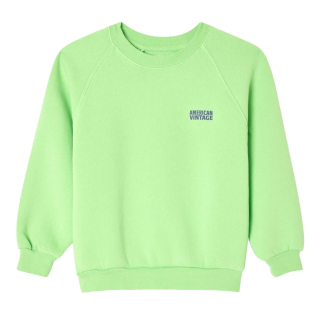 American Vintage Sweater Groen Amandier Vintage