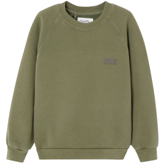 American Vintage Izubird Sweater Kaki Vintage Vooraanzicht

