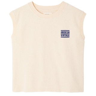 American Vintage Top Creme Ecru
