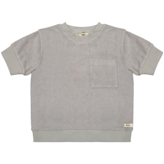 Baje Studio T-shirt Grijs Badstof Velho Grey Elephant