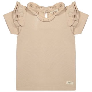 Baje Studio T-shirt Roze Ruffle Seia Rose Salmon