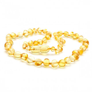 Barnsteen Ketting Lemon geel