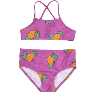 Bobo Choses meisjes bikini paars tangerine all over print