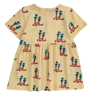 Bobo Choses Jurk Geel Dancing Giants