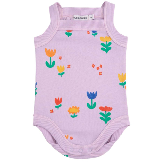 Bobo Choses Romper Paars Bloemen ss25