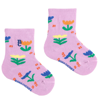 Bobo Choses Sok Paars Bloemen