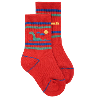 Bobo Choses Sokken Lake Monster Rood