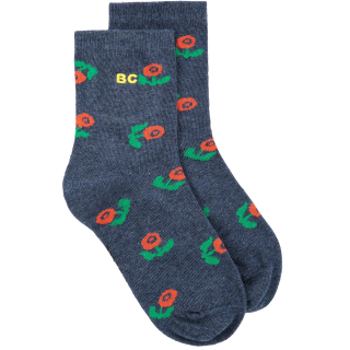 Bobo Choses Sokken Stamp Bloom Blauw