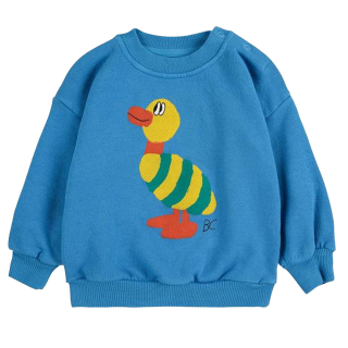 Bobo Choses Sweater Blauw Eend