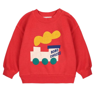 Bobo Choses Sweater Rood Trein