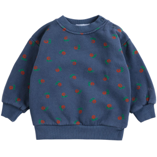 Bobo Choses Sweater Stamp Bloom Blauw