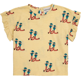 Bobo Choses T-shirt Geel Dancing Giants
