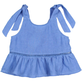 Buho Barcelona top blauw ocean blue