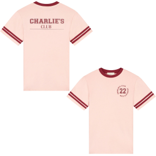 Charlie Petite Jurk Roze/Rood Charlie’s Club Lois