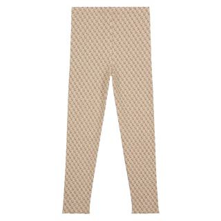 Charlie Petite Legging Beige CP Logo Print