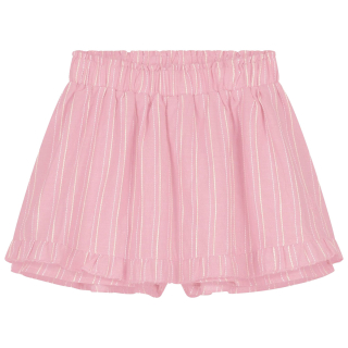 Charlie Petite Broek Rok Roze/Creme Strepen Ruffle