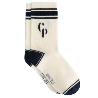 Charlie Petite Sok Creme/Blauw Charlie's Club