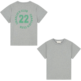 Charlie Petite T-shirt Grijs/Groen Charlie’s Club Luc