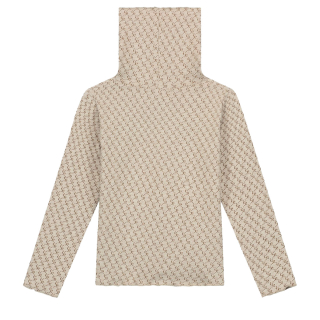 Charlie Petite Longsleeve Bruin CP Logo Print