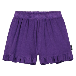 Daily Brat Korte Broek Paars Ruffle Badstof