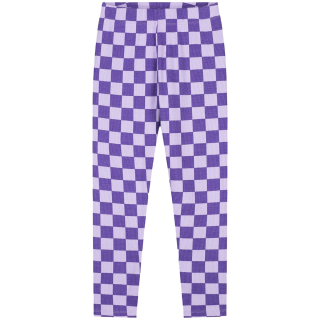 Daily Brat Legging Paars Ruiten