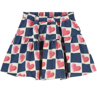 Daily Brat Rok Lucky Heart Blauw Roze