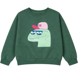 Daily Brat Sweater Coolasaurus Groen