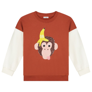 Daily Brat Sweater Bruin/Creme Funky Kong