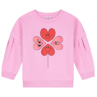 Daily Brat Sweater Hartjes Roze