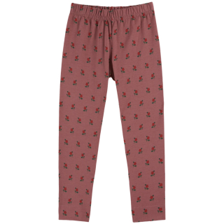 Emile Et Ida Legging Roze/Rood Bloemen