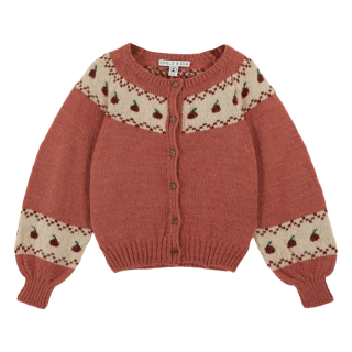 Emile Et ida Vest Roze/Creme Kers