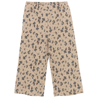Enfant Broek Wide Beige/Blauw Bloemenprint