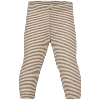Engel Natur Legging Creme/Bruin Strepenprint Wol