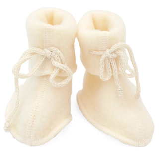 Engel Natur Slofjes Creme Wol Fleece Naturel