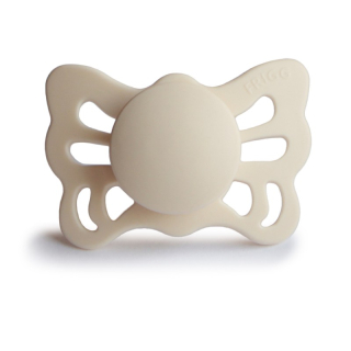 FRIGG Vlinder Fopspeen Silicoon Cream