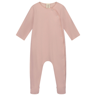 Gray Label boxpak met voetjes roze faded pink van biologisch katoen met asymmetrische drukknoopsluiting