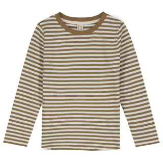 Gray Label Longsleeve Creme/Bruin Strepen
