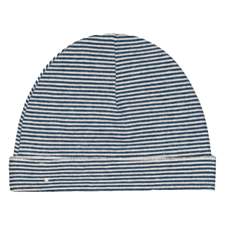 Gray Label Muts Creme/Blauw Strepenprint