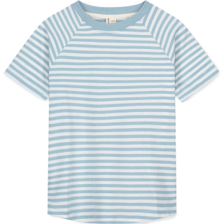 Gray Label T-shirt Blauw/Creme Strepen