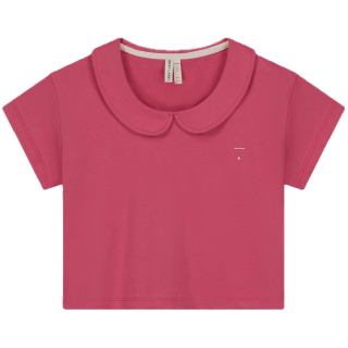 Gray Label T-shirt Roze Kraag
