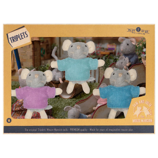Het Muizenhuis Knuffel Muizen De Drieling