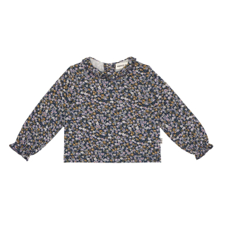 House of Jamie Longsleeve Blauw Bloemenprint Baby
