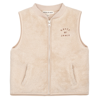 House Of Jamie Bodywarmer Creme Teddy Rits